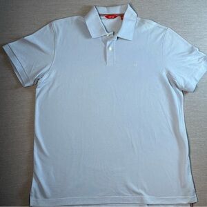 Izod Blue Men’s Large Polo golf Shirt Classic Style blue